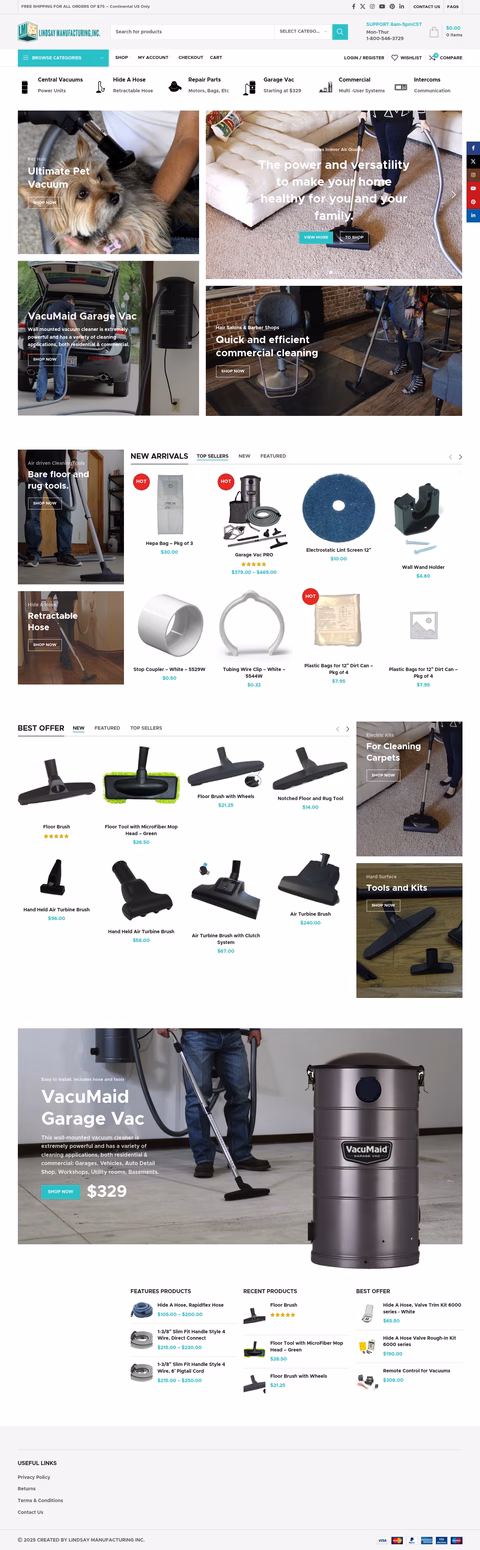 Lindsay-Manufacturing Homepage 1440px