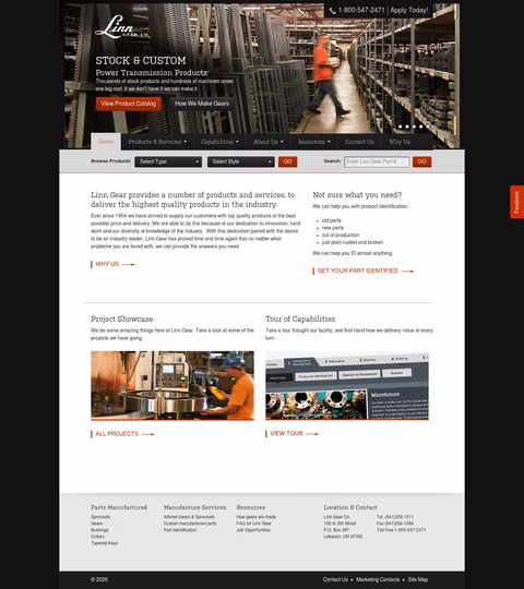 Linn-Gear Homepage 1440px