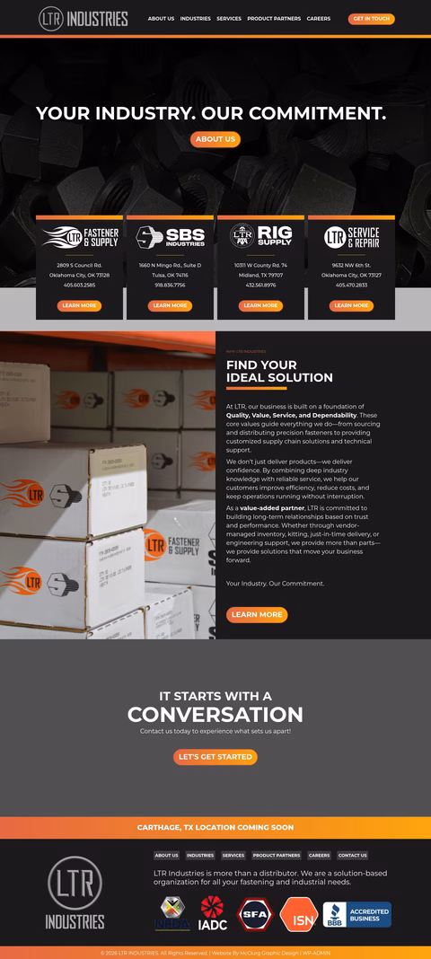 Ltr-Industries Homepage 1440px