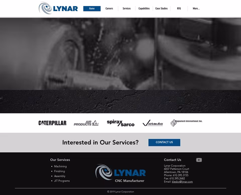 Lynar-Corporation Homepage 1440px