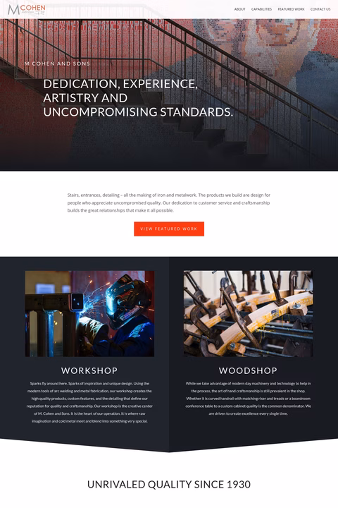 M-Cohen-Sons Homepage 1440px