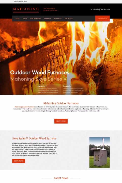 Mahoning-Outdoor-Furnaces Homepage 1440px