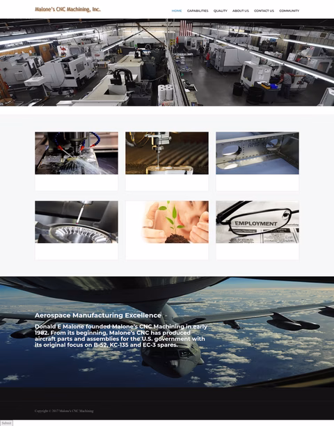 Malones-Cnc-Machining Homepage 1440px