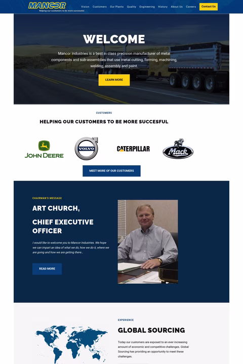 Mancor Homepage 1440px