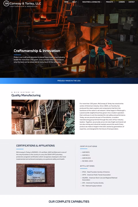 Mcconway-Torley Homepage 1440px