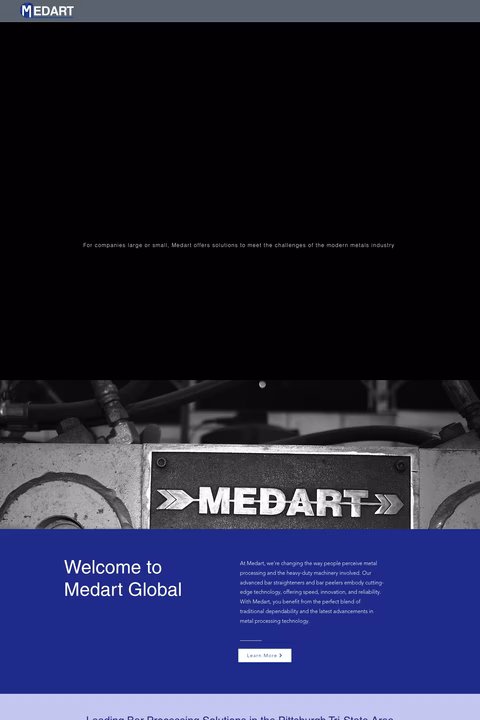 Medart Homepage 1440px