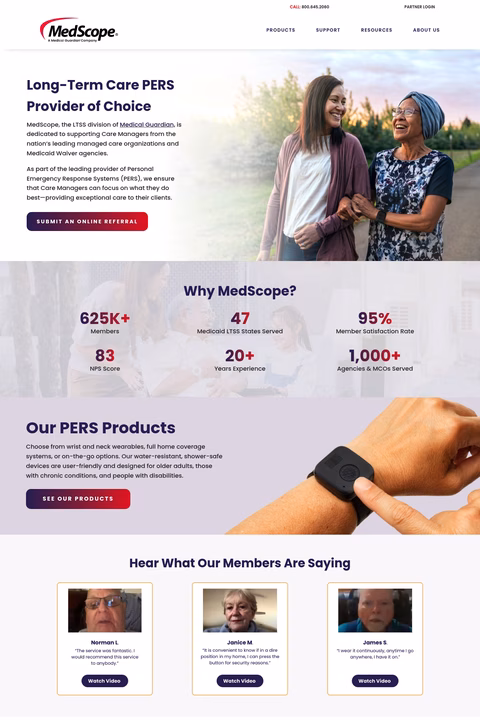 Medscope-America Homepage 1440px