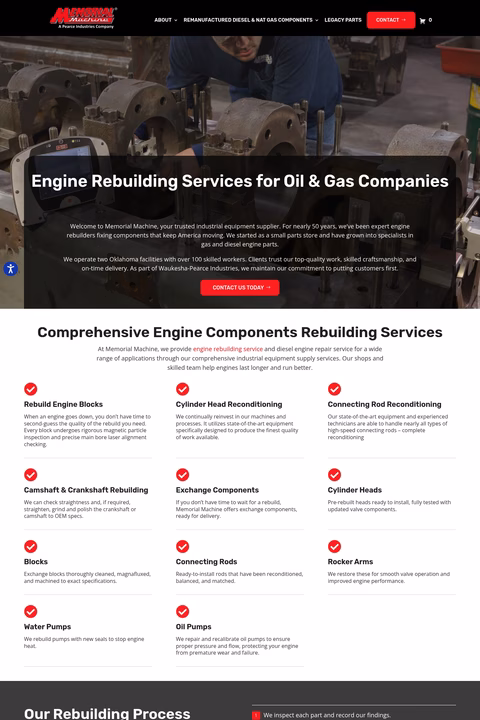 Memorial-Machine Homepage 1440px