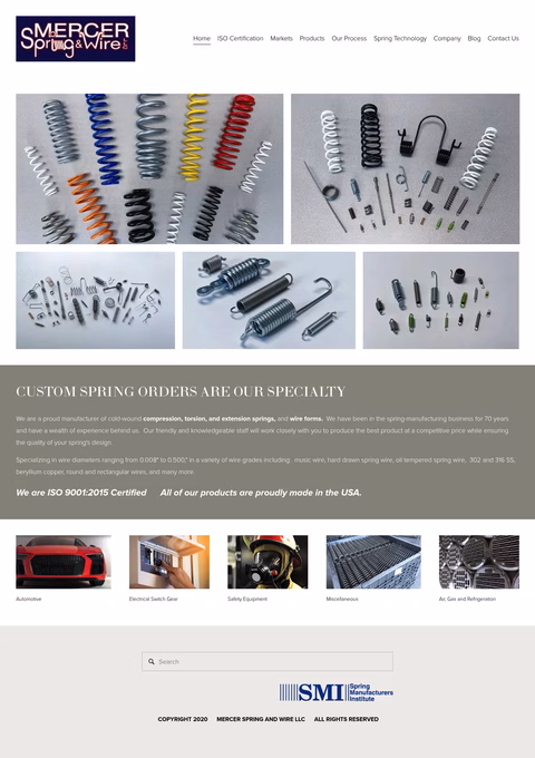 Mercer-Spring-Wire Homepage 1440px