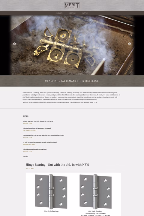Merit-Metal-Products Homepage 1440px