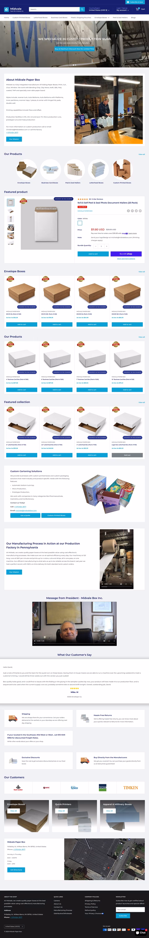 Midvale-Paper-Box Homepage 1440px