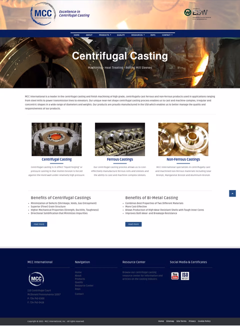 Miller-Centrifugal-Casting Homepage 1440px
