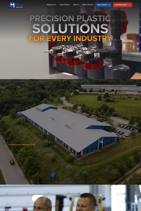 Miller-Plastic-Products Homepage 1440px