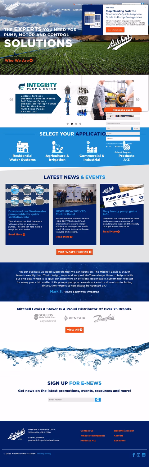 Mitchell-Lewis-Staver Homepage 1440px