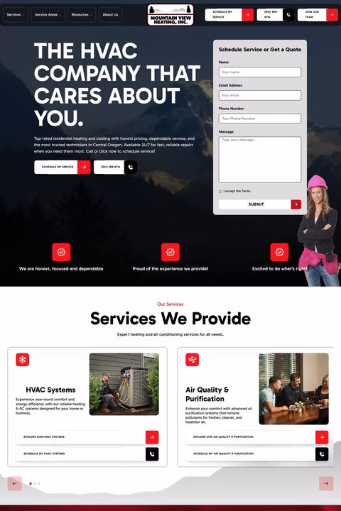 Mountain-View-Heating Homepage 1440px