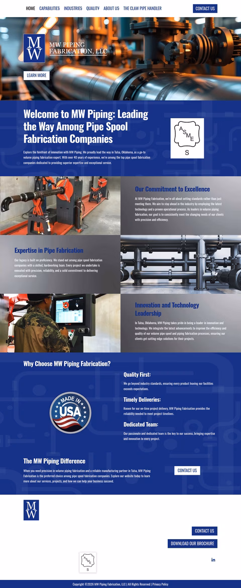 Mw-Piping-Fabrication Homepage 1440px