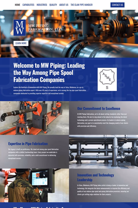 Mw-Piping-Fabrication Homepage 1440px