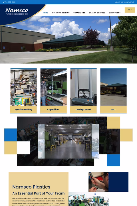 Namsco-Plastics-Industries Homepage 1440px