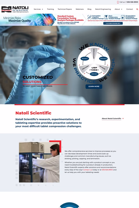Natoli-Scientific Homepage 1440px