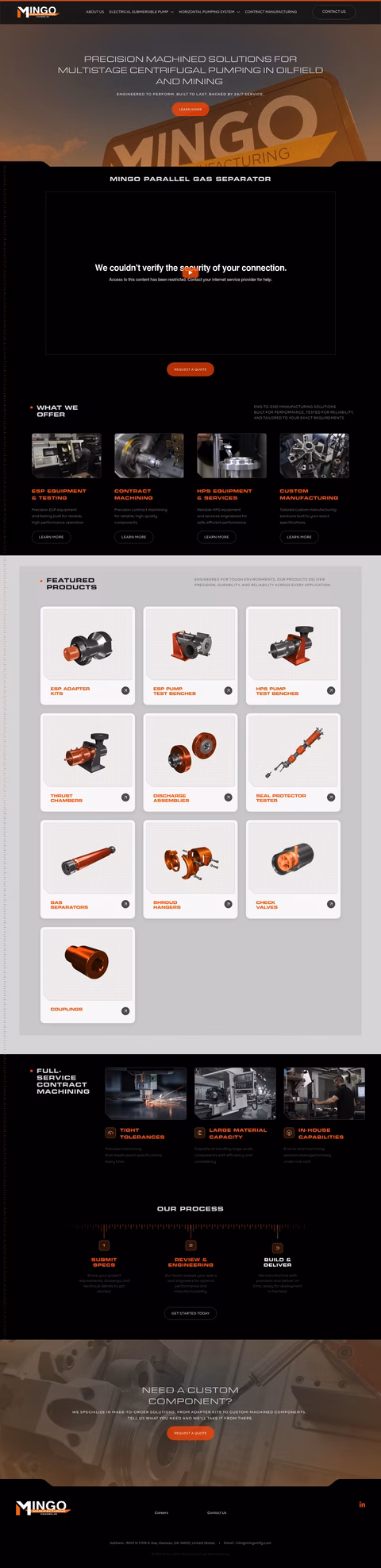 Mingo-Manufacturing Homepage 1440px