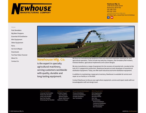 Newhouse-Manufacturing-Company Homepage 1440px