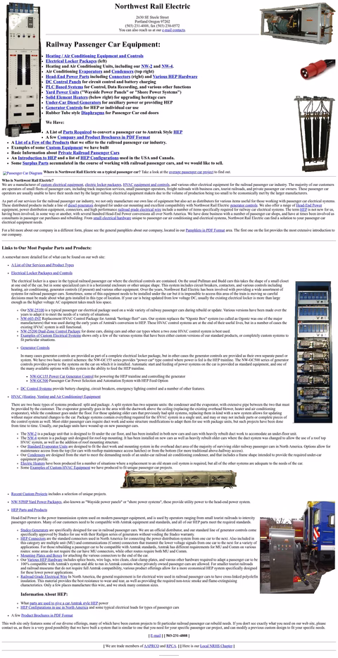 Northwest-Rail-Electric Homepage 1440px