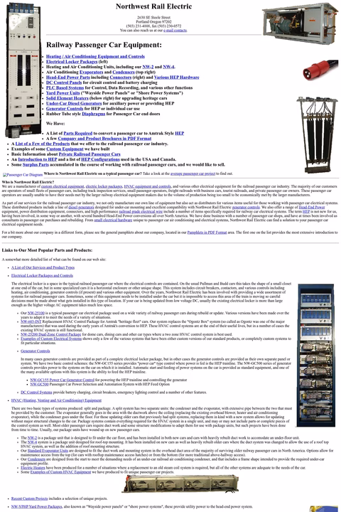 Northwest-Rail-Electric Homepage 1440px