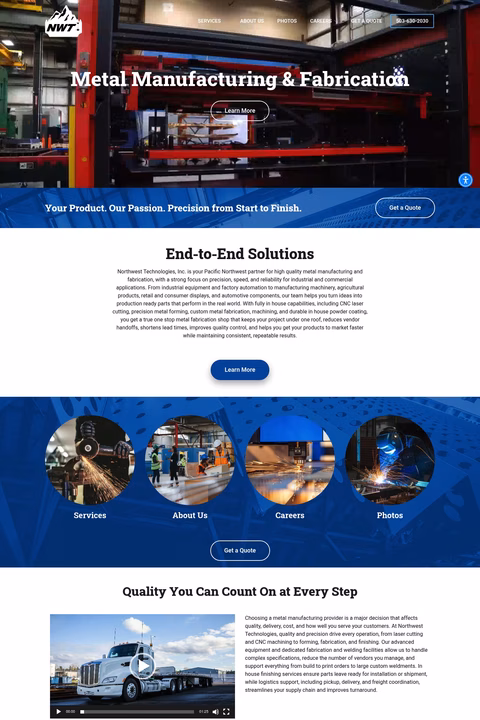 Northwest-Technologies Homepage 1440px