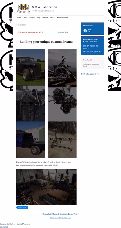 Now-Fabrication Homepage 1440px
