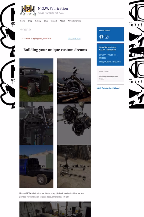 Now-Fabrication Homepage 1440px