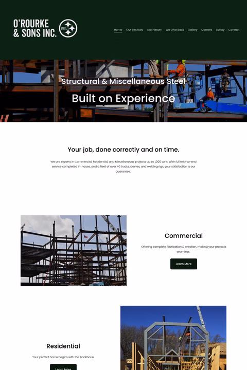Orourke-Sons Homepage 1440px