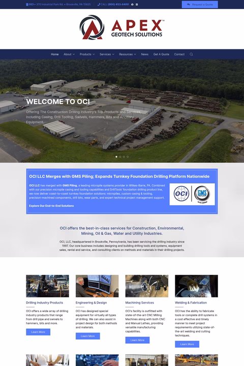 Oci-Division Homepage 1440px