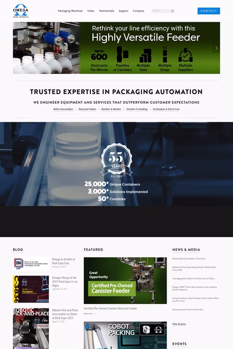Omega-Design-Corporation Homepage 1440px
