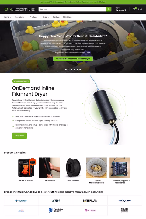 Onadditive Homepage 1440px