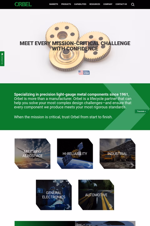 Orbel Homepage 1440px