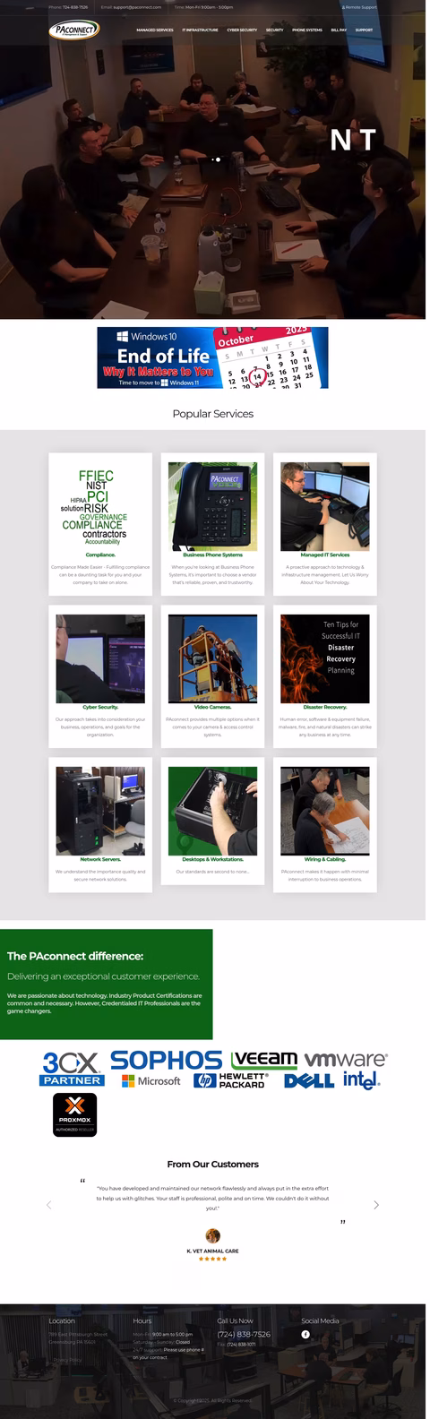 Pa-Connect Homepage 1440px