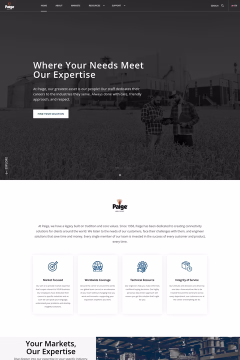 Paige-Electric Homepage 1440px