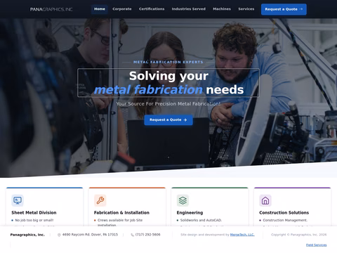 Panagraphics-Inc Homepage 1440px