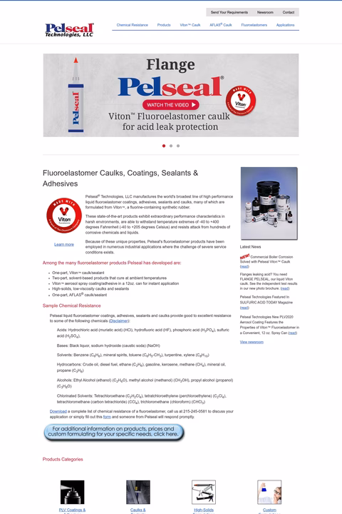 Pelseal-Technologies Homepage 1440px