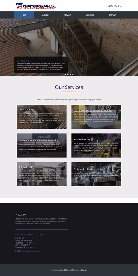 Penn-American-Inc Homepage 1440px