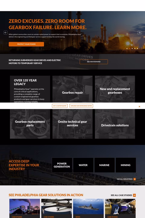Philadelphia-Gear Homepage 1440px