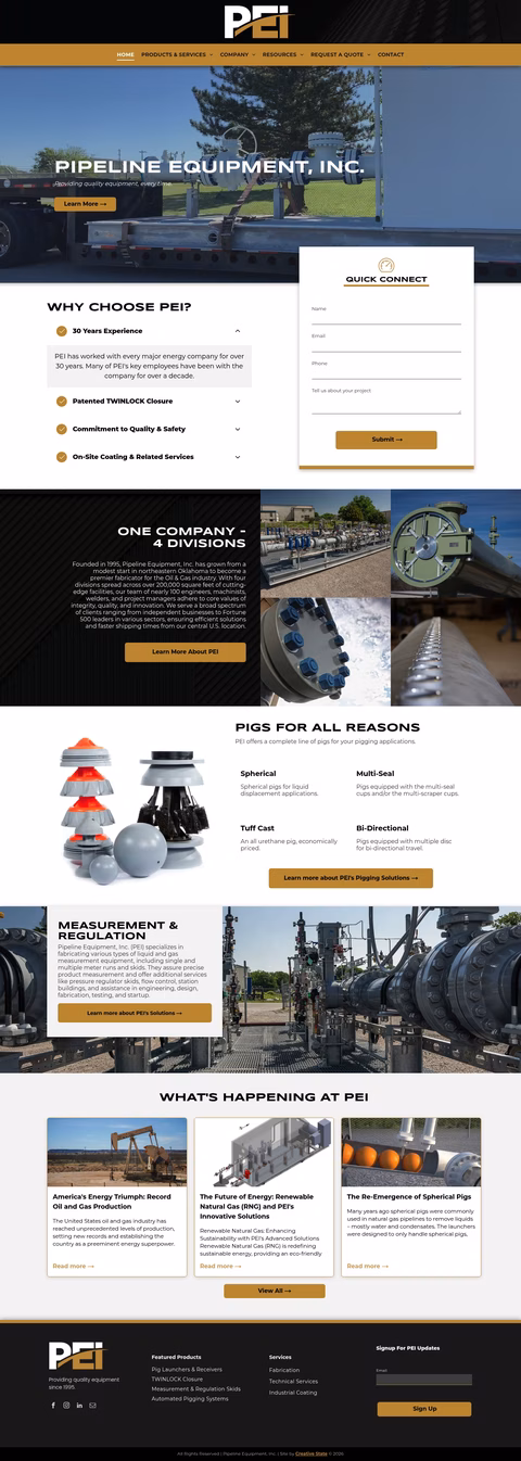 Pipeline-Equipment-Inc Homepage 1440px