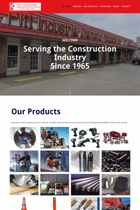 Pitt-Industrial-Diamond-Products Homepage 1440px