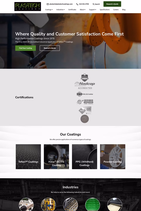 Plas-Tech-Coatings Homepage 1440px