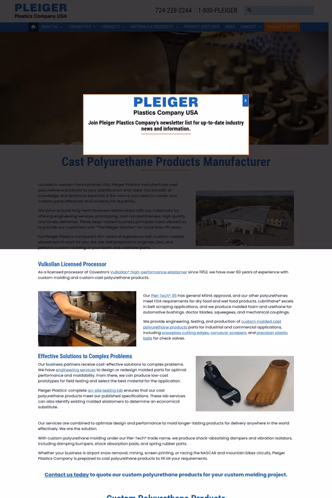 Pleiger-Plastics-Company Homepage 1440px