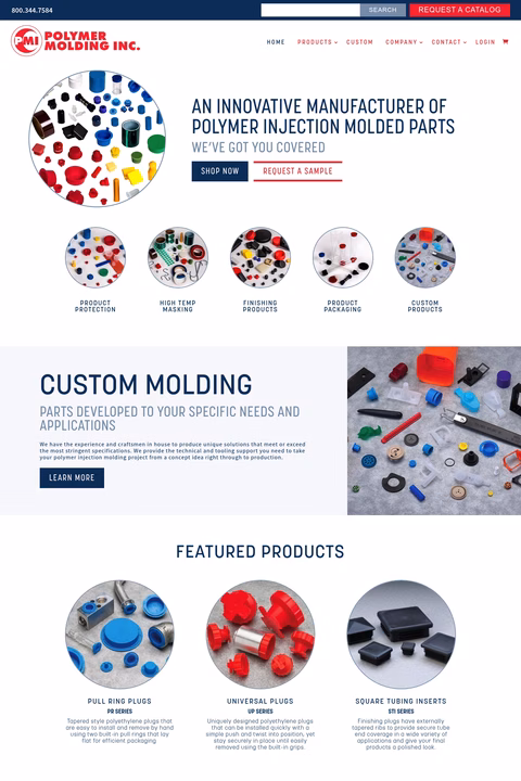 Polymer-Molding-Inc Homepage 1440px