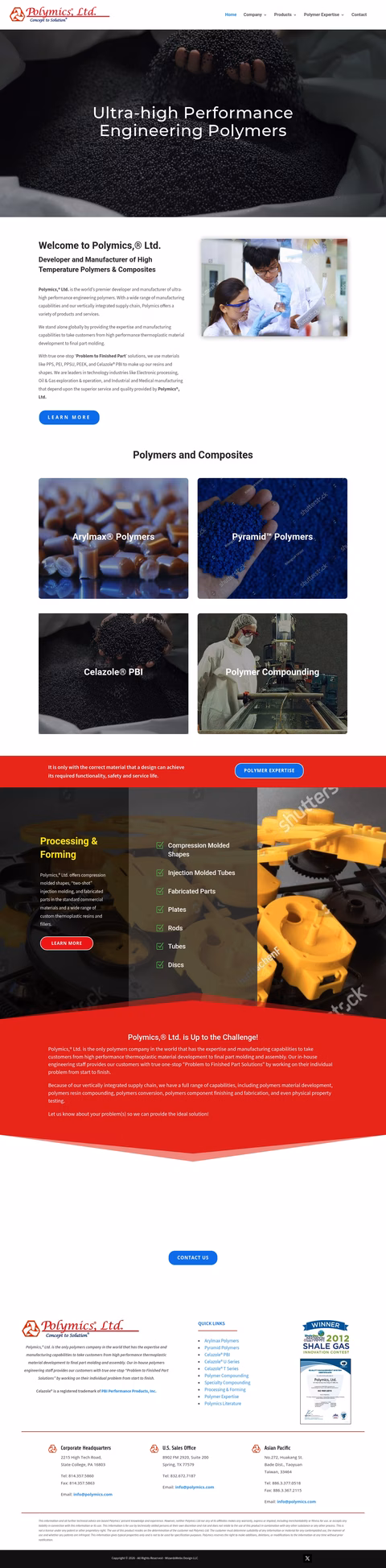 Polymics Homepage 1440px