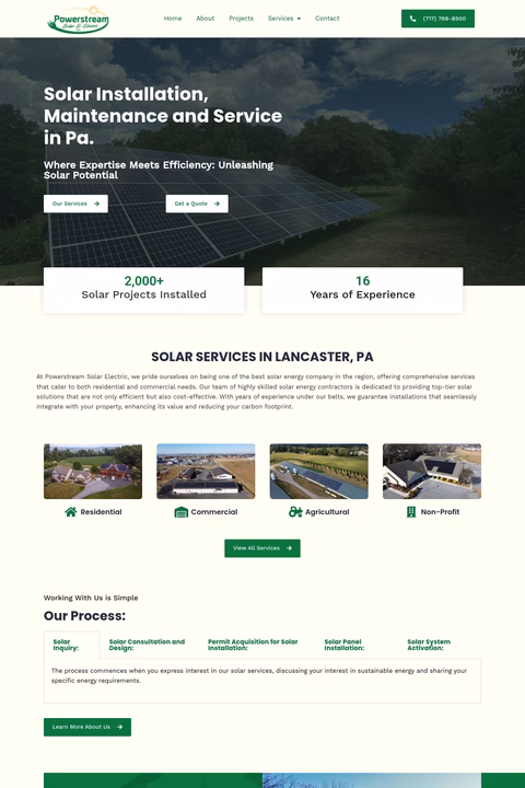 Powerstream-Solar-Electric Homepage 1440px