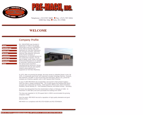 Pre-Mach Homepage 1440px