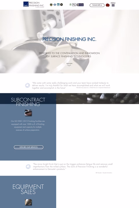 Precision-Finishing-Inc Homepage 1440px